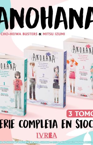 Pack ANOHANA vol.1,2,3 + regalo