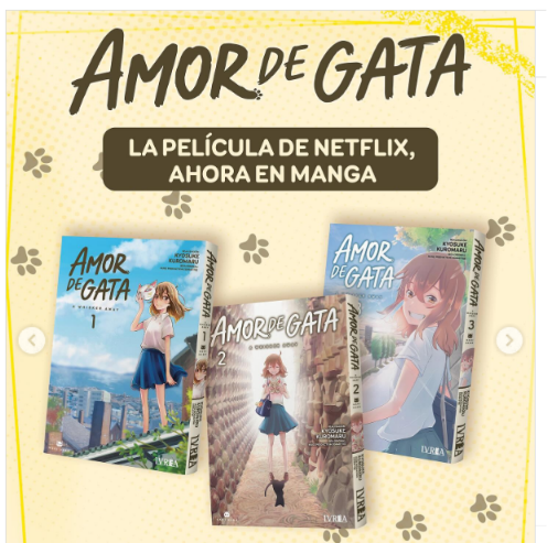 Pack Amor de gata vol. 1,2,3 + regalo