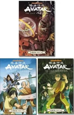 Pack Avatar The Last Airbender - La Brecha Vol. 1-2-3