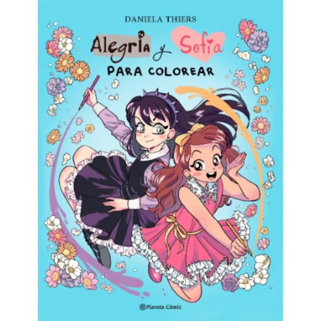 Alegria Y Sofia Para Colorear - Daniela Thiers
