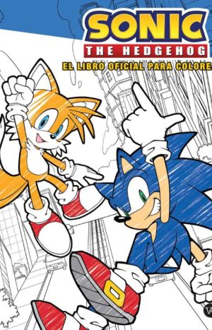 Sonic The Hedgehog, Libro Para Colorear