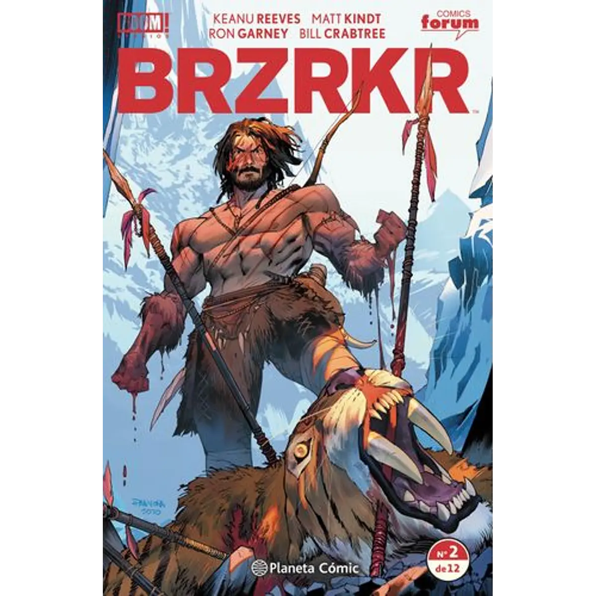 Brzrkr Nº 02 De 12 - Keanu Reeves - Cómic