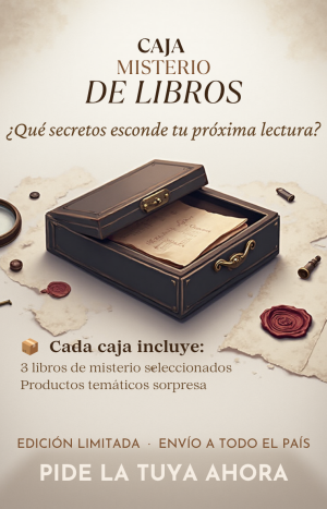 Caja sorpresa best seller, misterio, thriller 3 libros