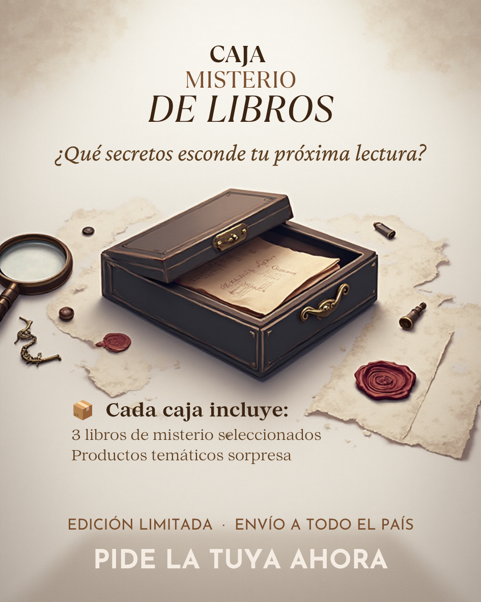 Caja sorpresa best seller, misterio, thriller 3 libros