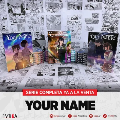 Pack Your name vol. 1,2,3 + regalo