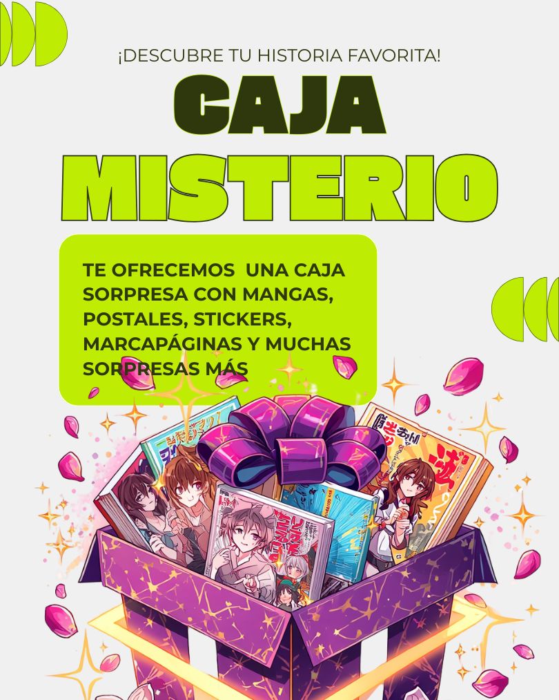 Caja sorpresa Manga 5 libros