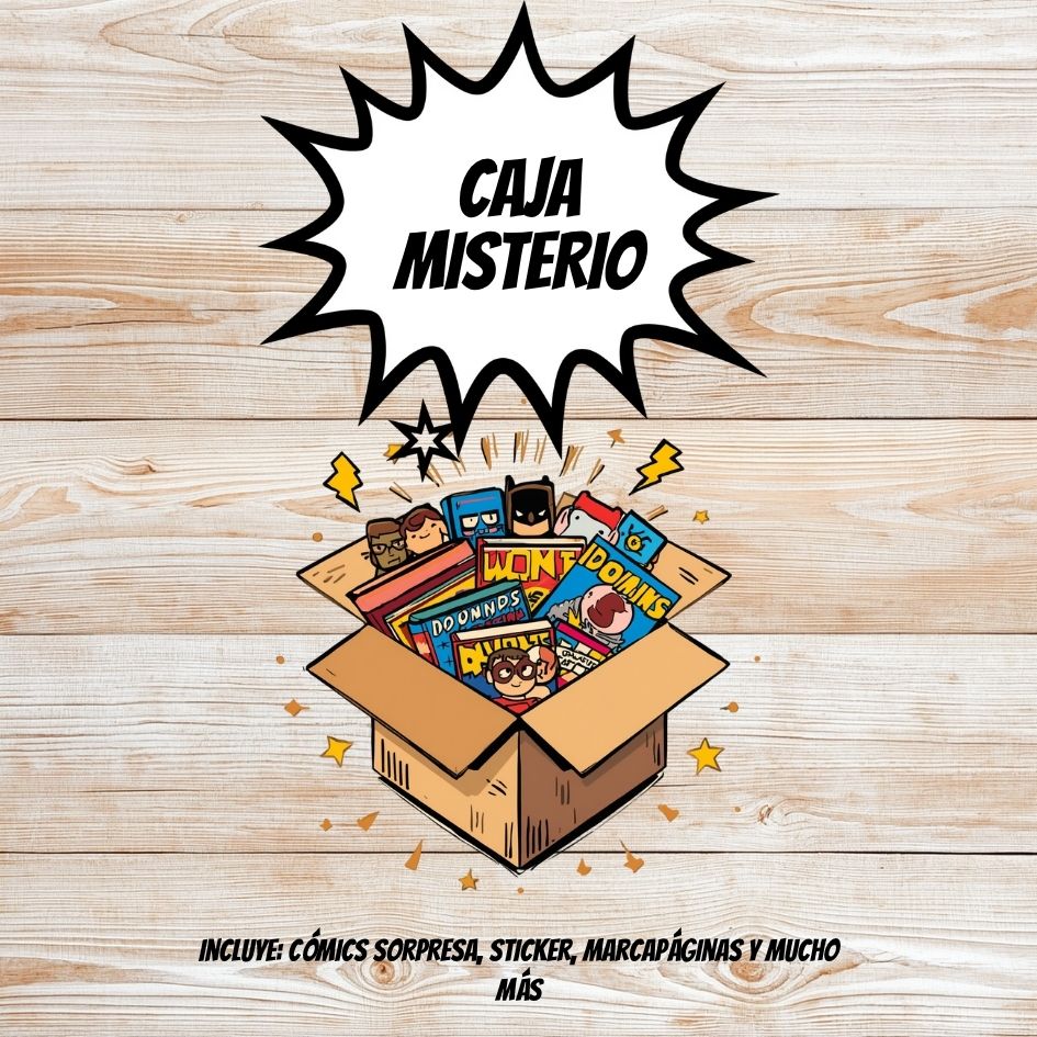 Caja sorpresa Cómics y novelas gráficas 5 libros